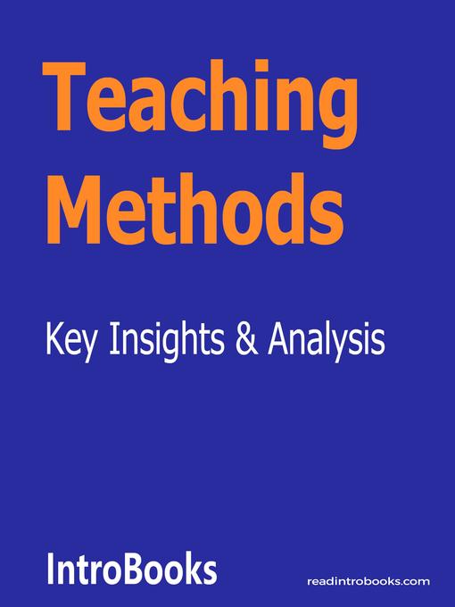 Title details for Teaching Methods by Introbooks Team - Available